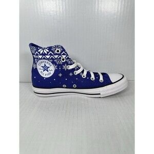 Size 7.5 Womens Converse Chuck Taylor All Star Blue Purple Shoes A12904F NEW